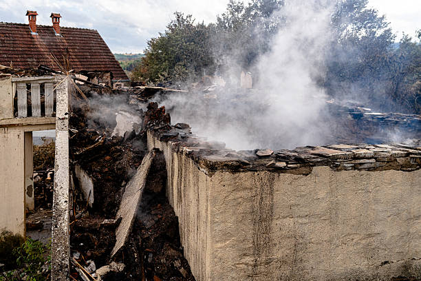 Professional Emergency Fire Cleanup technician working in Clayton, OH